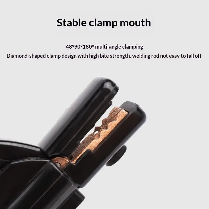 Pince de maintien à mâchoire lourde en cuivre, avec poignée souple, porte-électrode de soudage 300 AMP pour soudeur Arc MMA, 1 pièce