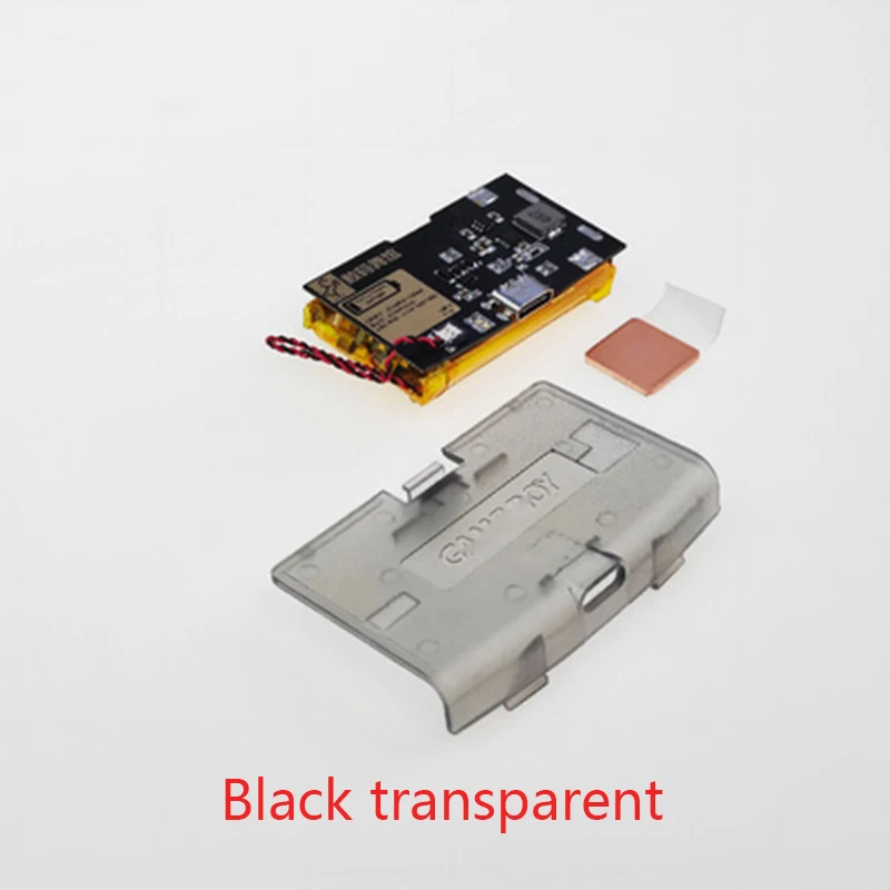 1800mAH Li-ion Rechargeable Battery Module USB-C For Game Boy Advance For GBA Highlight with Type-C Charging Port Battery Cover