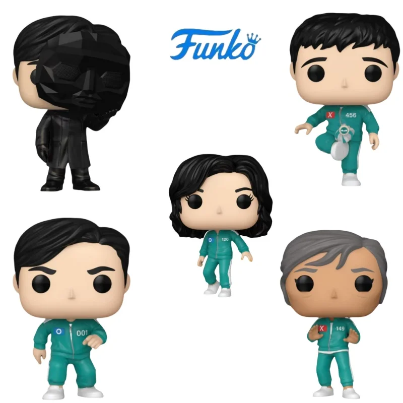 

Подлинная фигурка Funko Pop Squid Game, аниме Front Man Player 001, плеер 456, виниловые фигурки, кукла, декор, ограниченная коллекционная игрушка