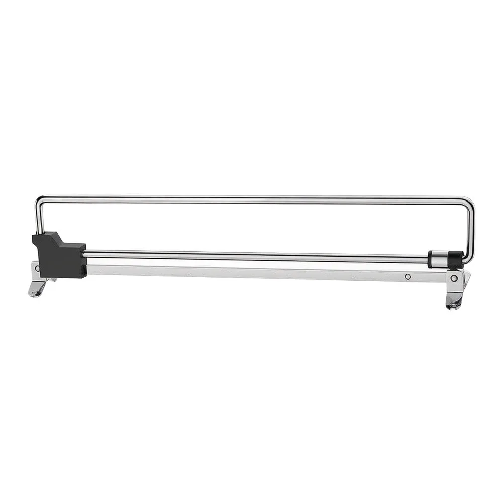 Pull Out Metal Wardrobe Rod Designed for Horizontal Closet Integration and Consistent Garment Hanging Performance