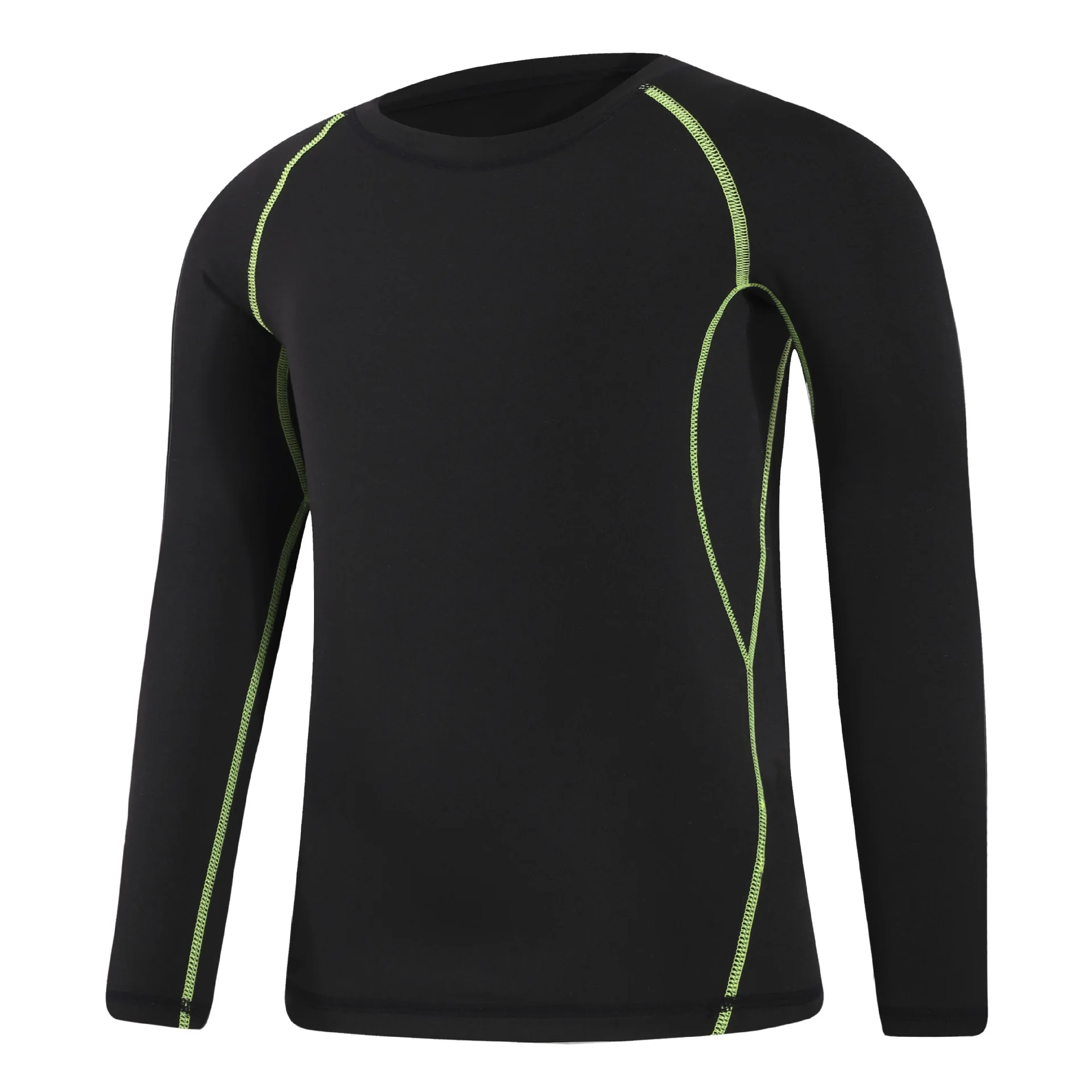 Plush Children's Sports Tight Fitting Training Set Basketball Football Two-piece Set Running Fitness Suit Quick Drying Clothes