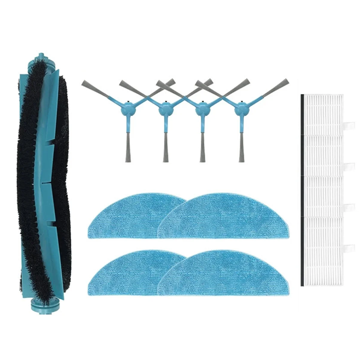 ABKR لـ Cecotec Conga متوافق مع 7490 Immortal / 8290 قطع غيار خالدة ملحقات مرشح ممسحة الفرشاة