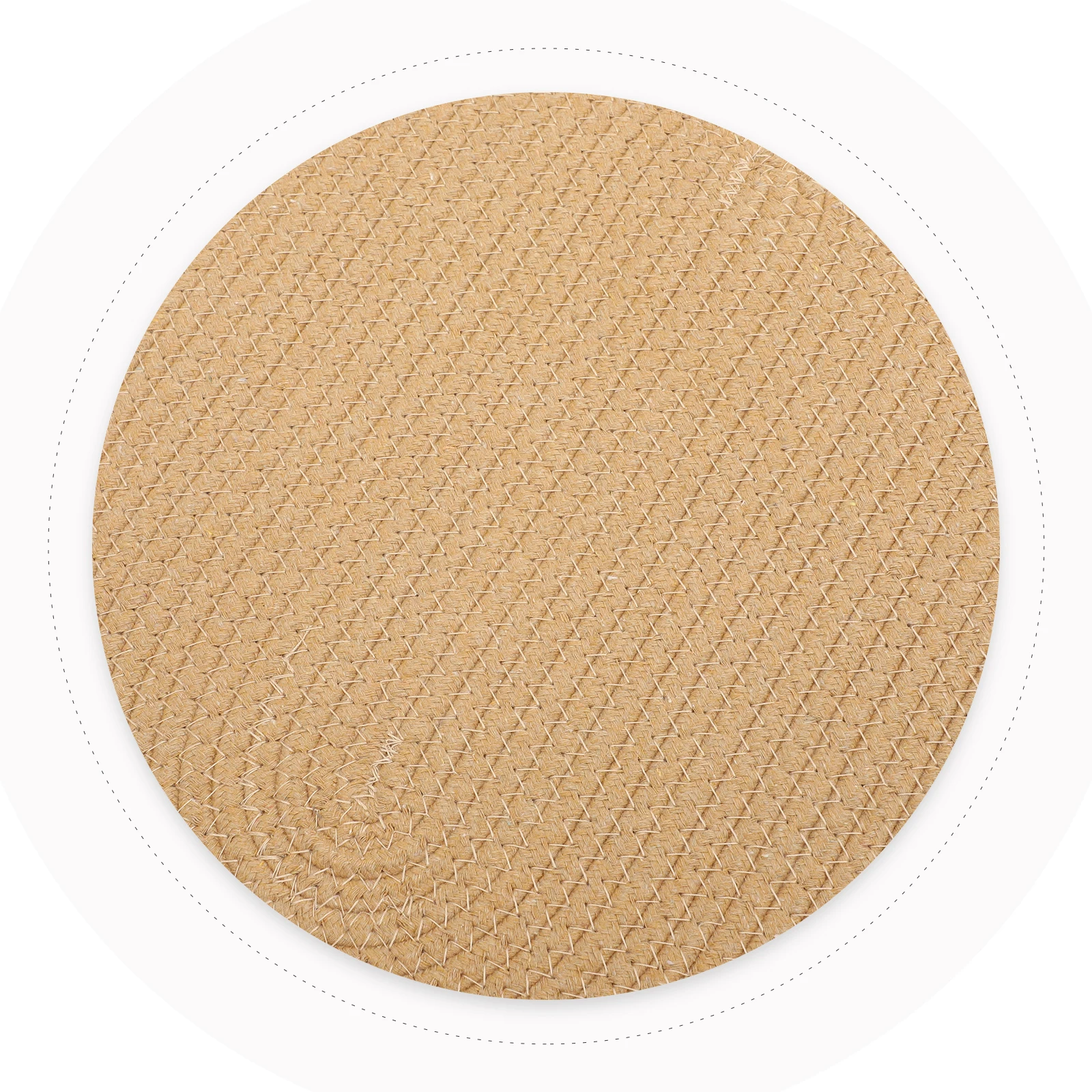 

Cotton Rope Floor Cushion Soft Decor Water Absorbing Anti-Skid Indoor Door Mat Non-Slip Entryway Rug Home Floor Pad Decorative