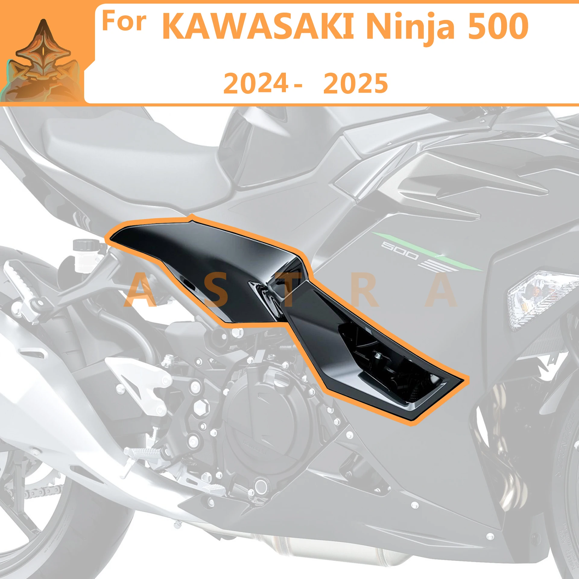 For KAWASAKI Ninja500 Ninja 500 2024 2025 24-25  Motorcycle aftermarket Bodyframe Painted Protectiver Case Fairings Accessories