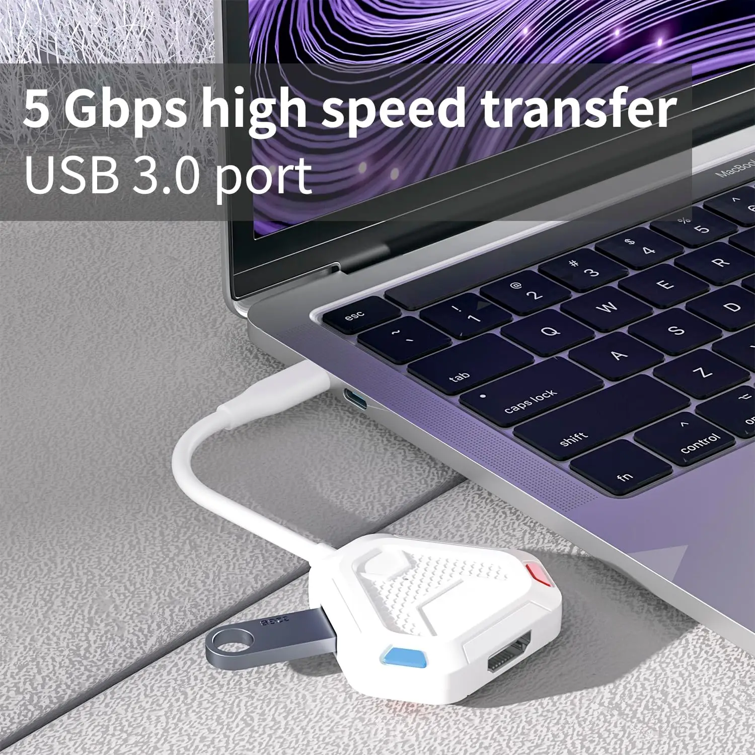 Portable Switch Dock for Switch / Switch OLED Switch Dock Replacement, Switch USB C to HD Adapter with HD2.0, USB 3.0