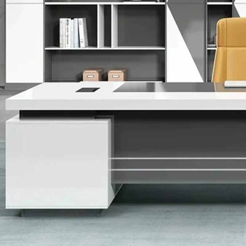 

Accessories Pliante Light Luxury Desk Wood Decoration Workshop Modern Desks Sets Escritorios Gaming Study Table Office Furniture