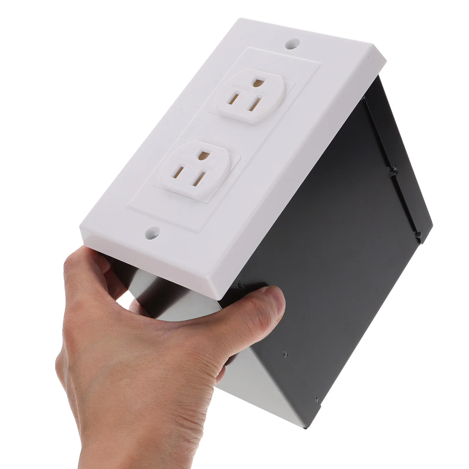 Socket Key Box Hidden Wall Outlet Safe Lockbox for Keys Outdoor Hider Decorative Case Fake