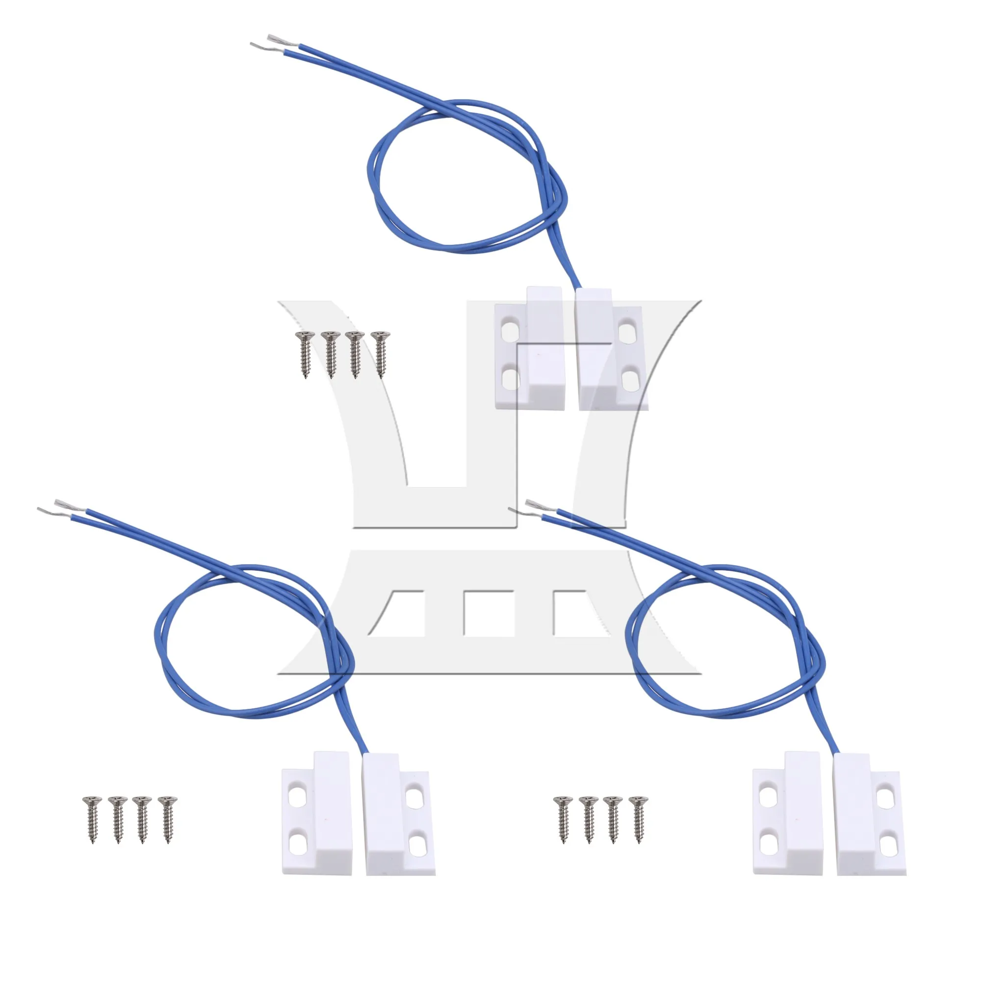 3 x NC NO Датчик герконового переключателя скрытого окна Dopr для системы сигнализации 3 x NC NO Датчик герконового переключателя скрытого окна Dopr для системы сигнализации