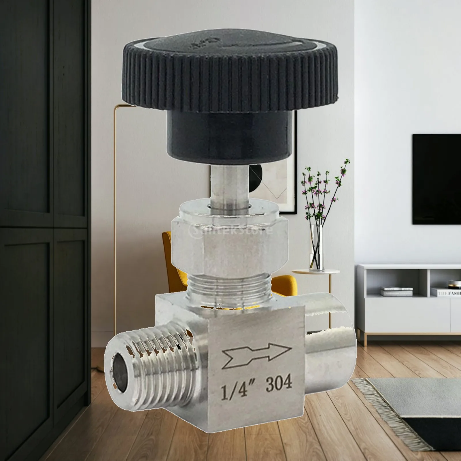 Industrial Needle Valve 304 Stainless Steel Precision Regulating Control Valve for High Pressure Piping