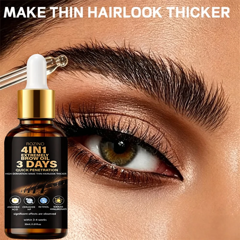 Hair Care Step - 로지노 4-in-1 모이스처라이징 익스트림 눈썹 및