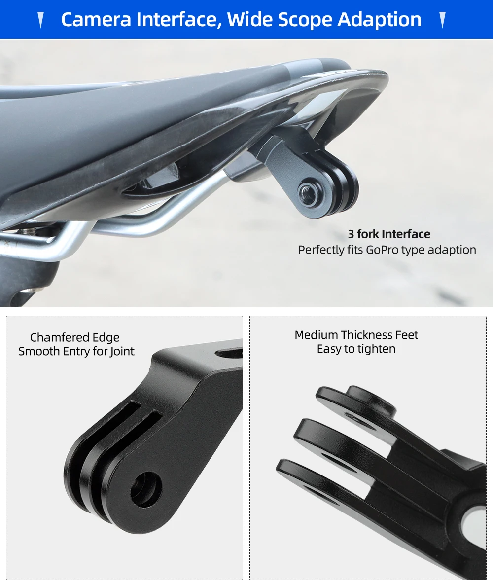 Fahrradsattel-Rücklichthalterung, passend für Garmin Varia Radar Rückspiegel RTL510 515 500 Magene L508 für Shimano PRO Sattelstützenhalterung – Detail 7