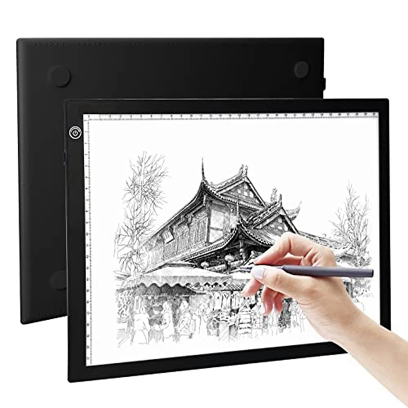 A4 LED Light Pad Adjustable Brightness Tracing Box Perfect For Diamond Painting, Weeding Vinyl
