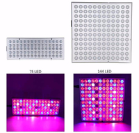 1PCS 65W 35W Full Spectrum Panel LED Grow Light AC85~265V Greenhouse Horticulture Grow Lamp for Indoor Plant Flowering Growth