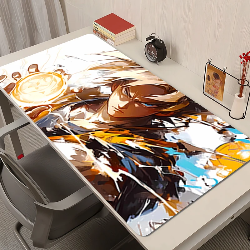 Alfombrilla para ratón, alfombrillas para juegos de ordenador, accesorios para PC, almohadilla extendida, alfombrilla para teclado de Anime Dragon Ball, alfombrilla antideslizante para ratón HD, alfombrilla para escritorio de oficina