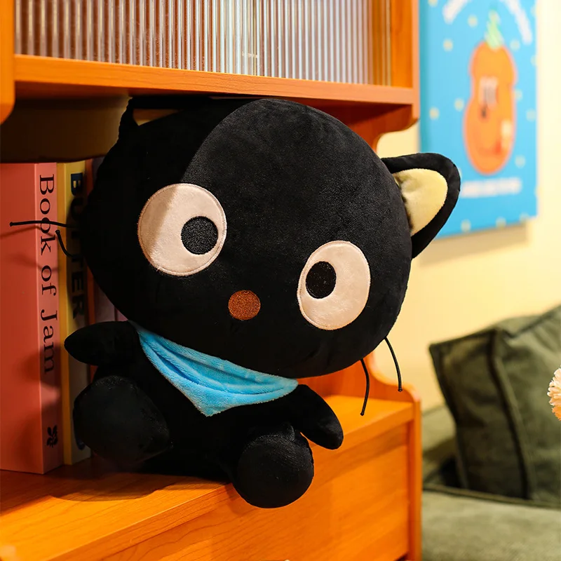 Kawaii Chococat Plush Toy Sanrio Chocolate Cat Stuffed Animal Kids Birthday Xmas Gift for Children Soft Doll Present Wholesale view 6
