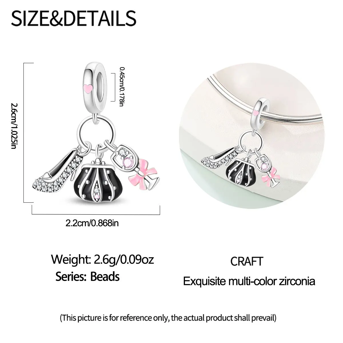 Original 925 Sterling Silver Charms Vacation Travel Backpack Camera Beer Sausage Beads Fit Bracelets Necklaces DIY Jewelry Women