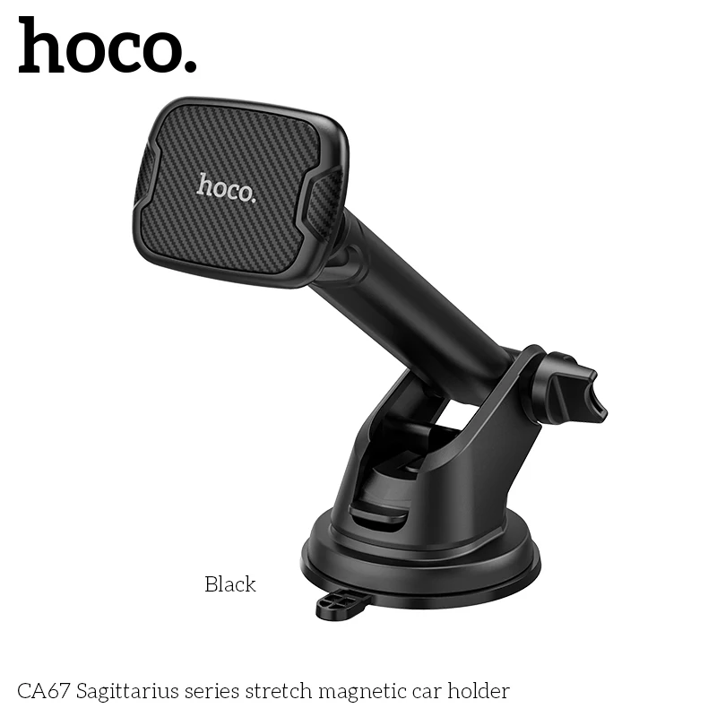 

HOCO CA67 Magnetic Dashboard Car Phone Holder For iPhone 12 Pro Max Windshield Mount Suction Cup Holder For Samsung S21 Ultra