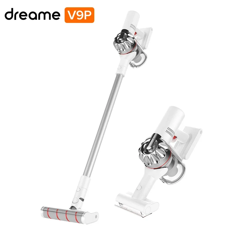 Dreame-Robot aspirador inalámbrico de mano V9P Original, aspiradora portátil con filtro ciclónico, recolector de polvo para alfombras, barrido de alfombras