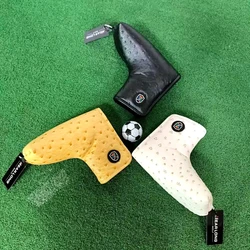 Magnetic closure Golf straight bar putter sleeve PU waterproof flat shape magnetic club sleeve