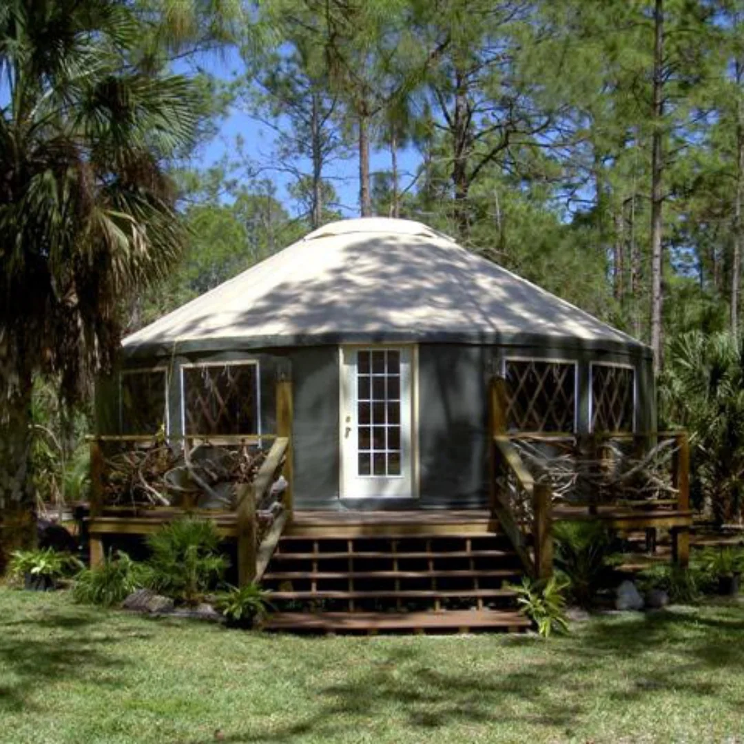 

Mongolian Yurt Wooden Living Pavilions, Mongolian Yurt Tents for Outdoor Camping