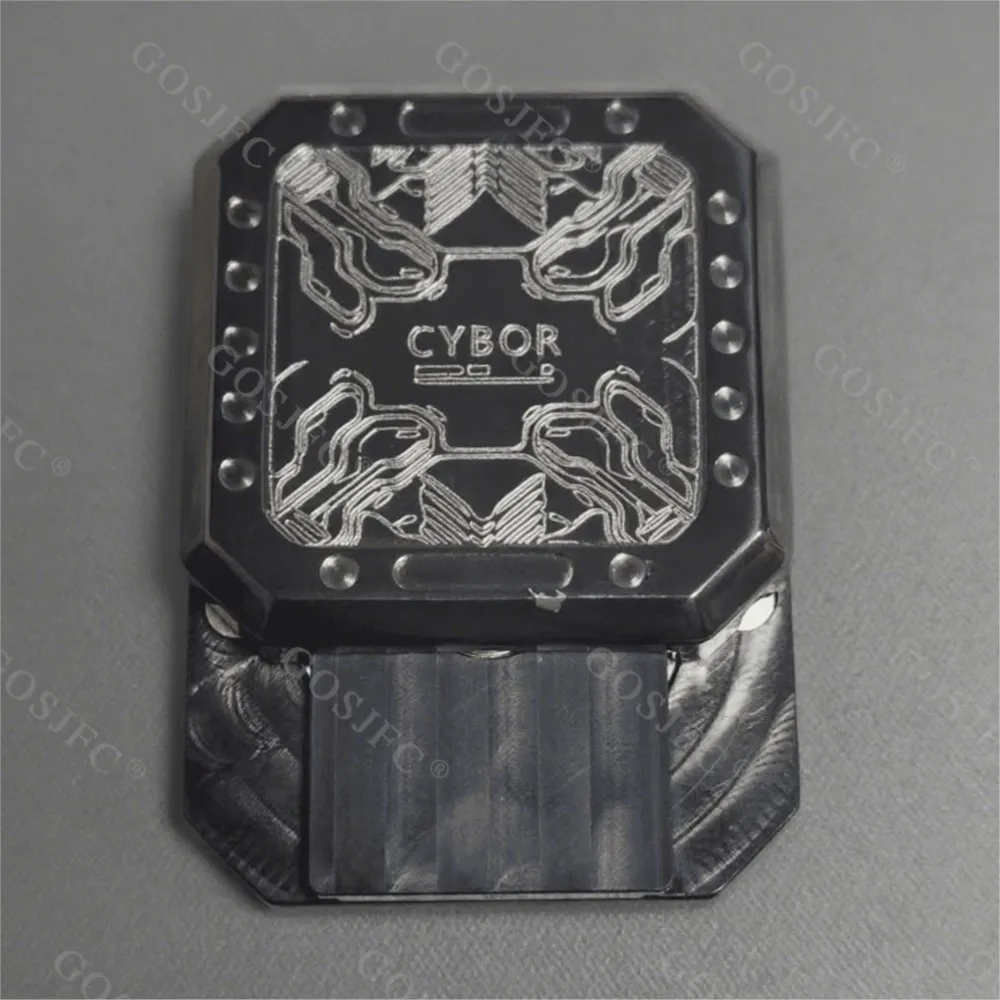 ZDEDC Square Fidget Slider Titanio ruota sinistra e destra 360 °   Giocattolo antistress Fidget Toys per adulti
