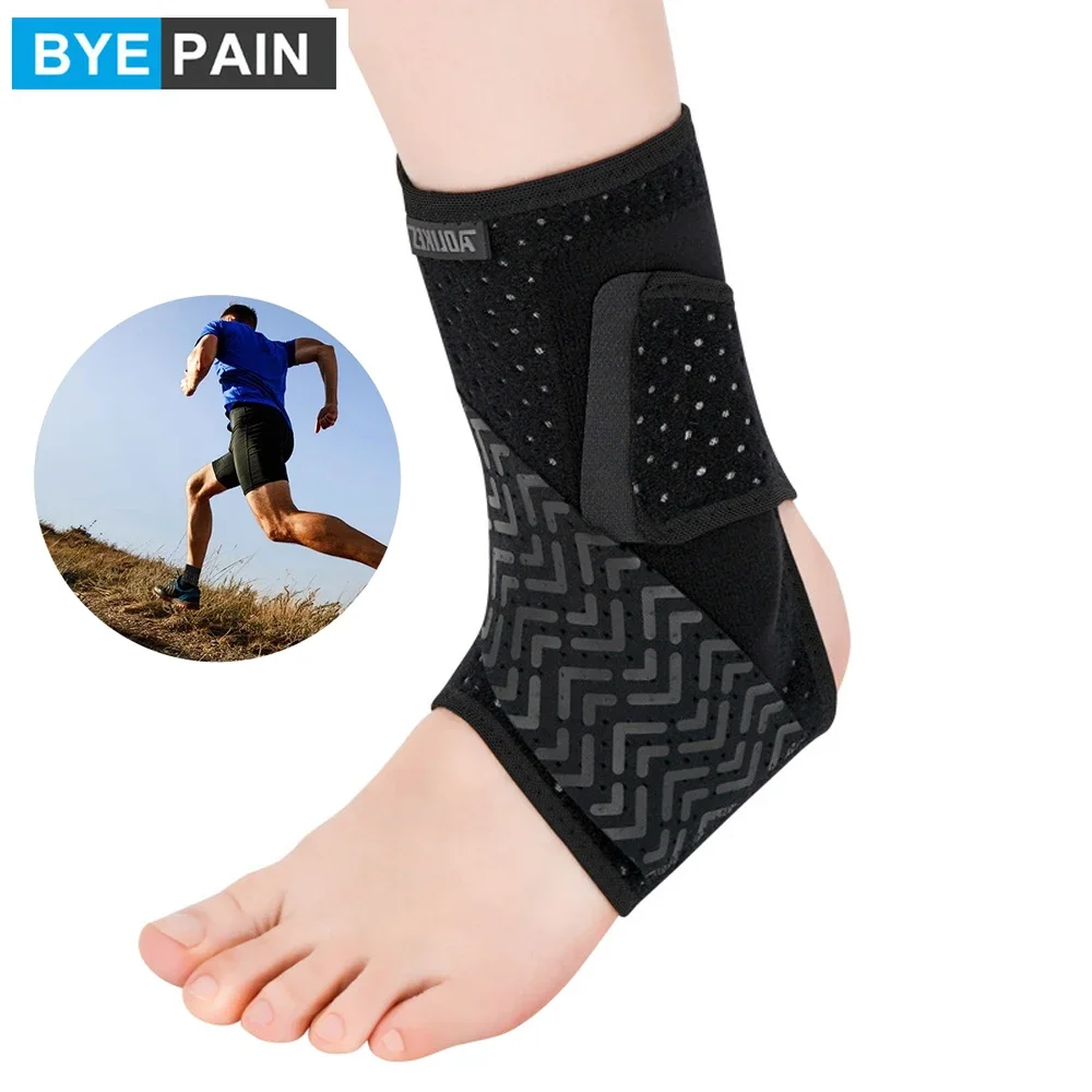 Achilles Tendonitis Brace, Adjustable Ankle Brace Support for Men Women, Breathable Ankle Wrap for Achilles Pain,Running,Cycling