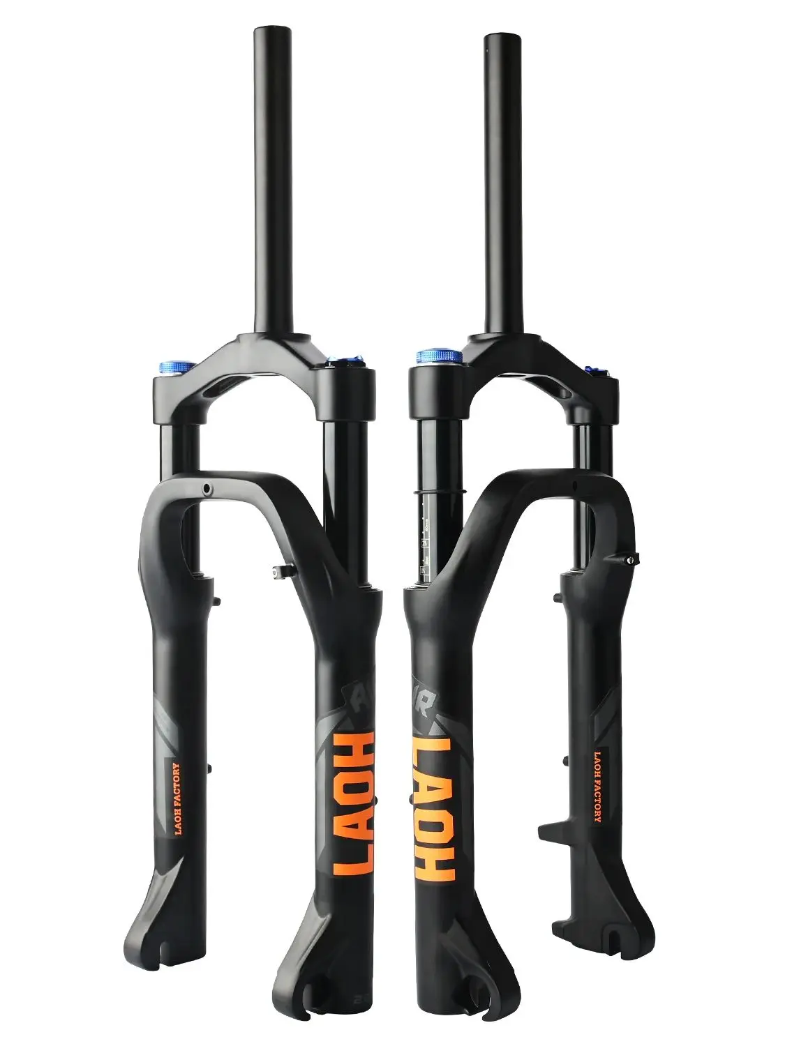 

LAOH 20*4.0 inch Fat Tire MTB Air Suspension Fork - Ultralight Rebound Adjustment Front Fork,120mm Travel, 135mm Spacing Hub，9mm