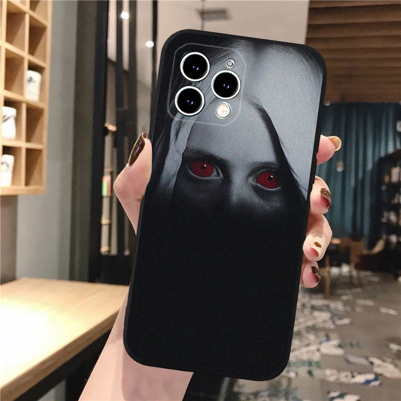 

Phone Case Carcasa Funda For iPhone 17 Pro Max 17 Air 16 15 14 13 Pro Max 15 16 Pro 15Plus Demon Face Evil Ghost Case