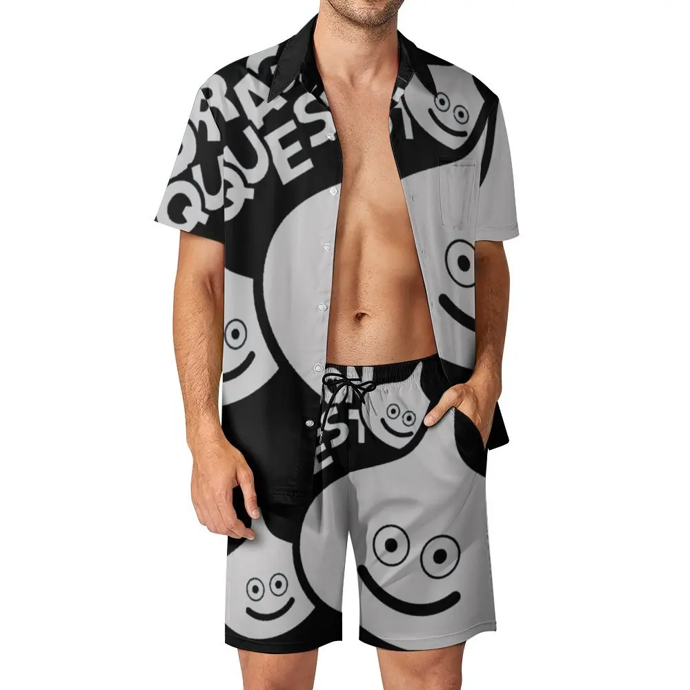 Men's Beach Suit Dragon Quest Slime  ドラゴンクエスト  スライム  (1) 2 Pieces Suit  High Grade  Going Out Classic