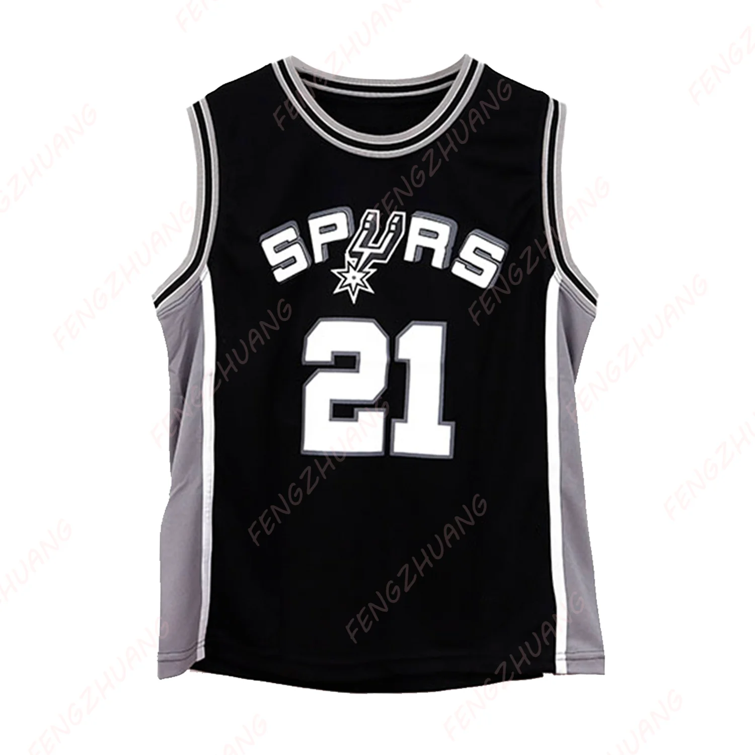 SAN Antonio Spurs Jersey 21 Men\'s Sleeveless Tops Tees Basketball Sports Vest Unisex Teenager&Kid Outdoors Training Jersey