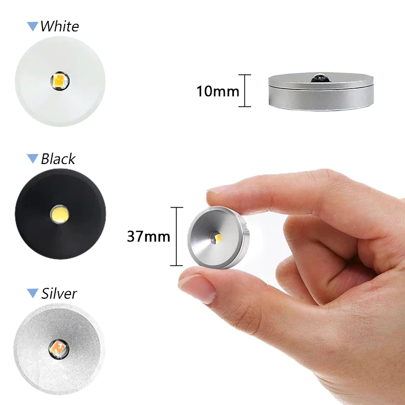 LED USB 5V 3W LED Spot Light Surface Mounted Cabinet Showcase Counter Jewelry Display Lamp Home DC5V Ceiling Mini Spotlight