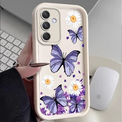 A 35 Butterfly New Sky Eye Phone Case For Samsung A35 A22 A13 A32 A03S A13 A25 A30 A04E A23 A14 A15 A03 A05S A24 A33 A34 Cover