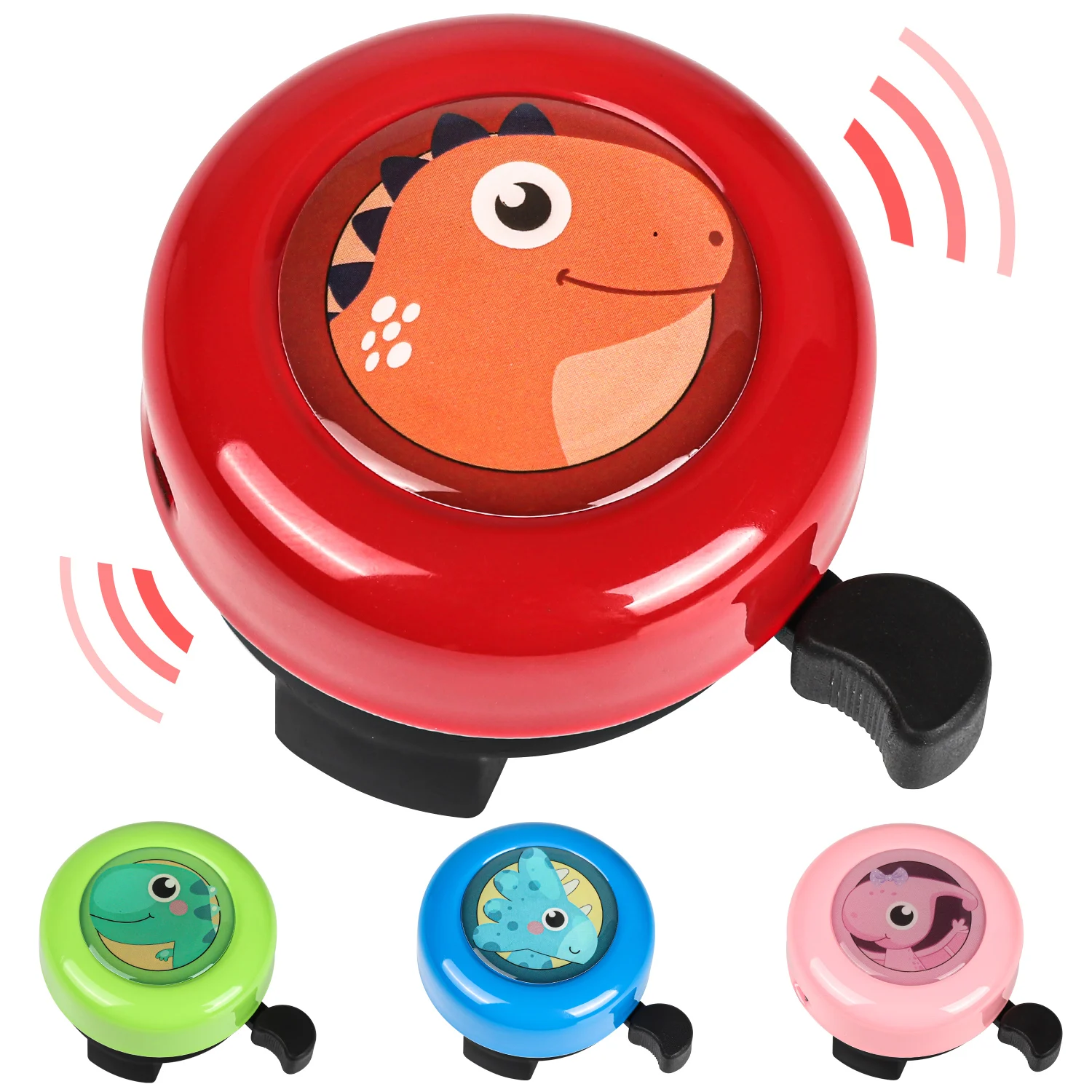 Dzwonek rowerowy dla dzieci Dzieci Mini uroczy dzwonek rowerowy Alarm ostrzegawczy do skutera Trójkołowy rower Sportowa kierownica Dzwonek Akcesoria rowerowe