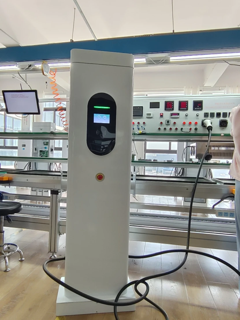 Tary Floor Standing AC 44kw EV Charger 32A Type2/gbt EV Charger Public Parking Commercial EV Charging Station With Ocpp