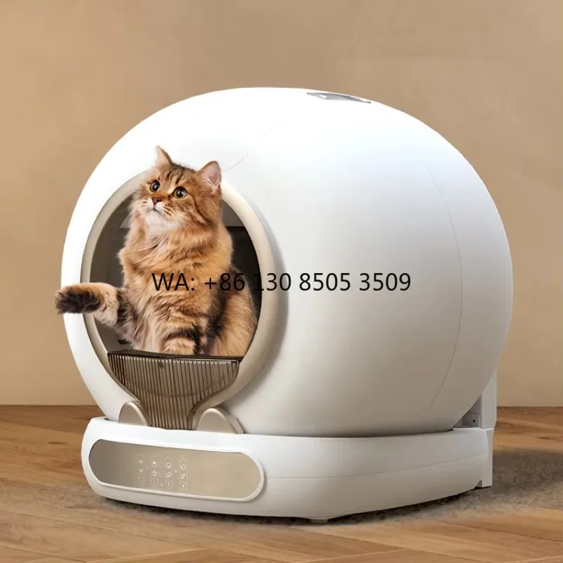 

Automatic Cat Litter Box Smart Toilet Self-Cleaning With WIFI App Control Factory Supply Pet Products for Cats New Model