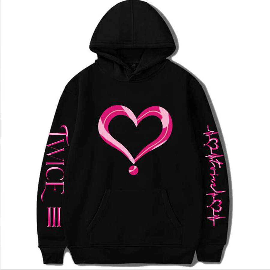 TWICE SWEATSUIT 上・下セット 送料無料！TWICE 風パーカー 上下セット フード付き トレーナー