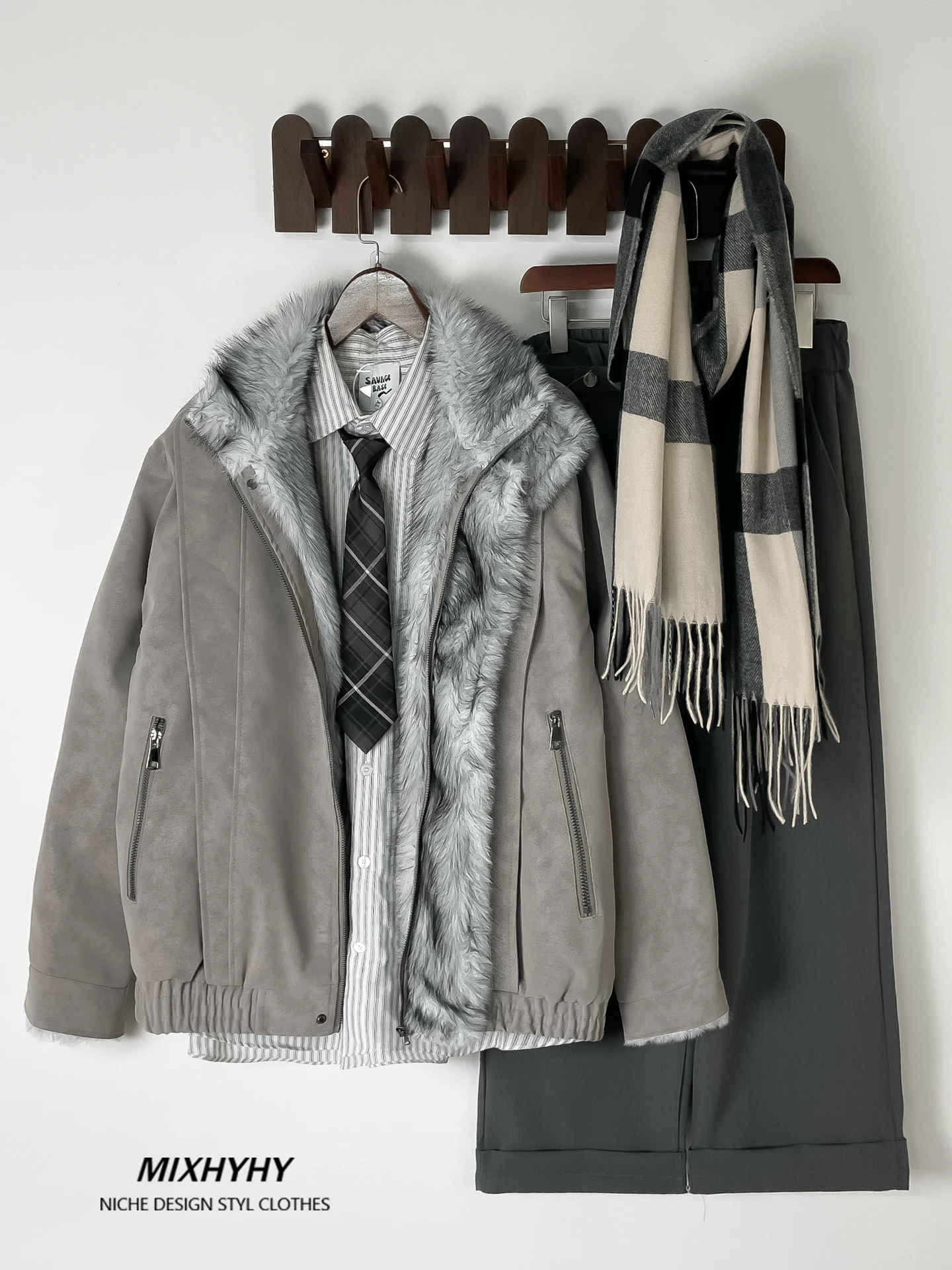 

Мужская зимняя куртка MIXHYHY с воротником из искусственного меха, стеганая, из хлопка, рабочая одежда, из искусственной кожи, теплая, молодежная, повседневная