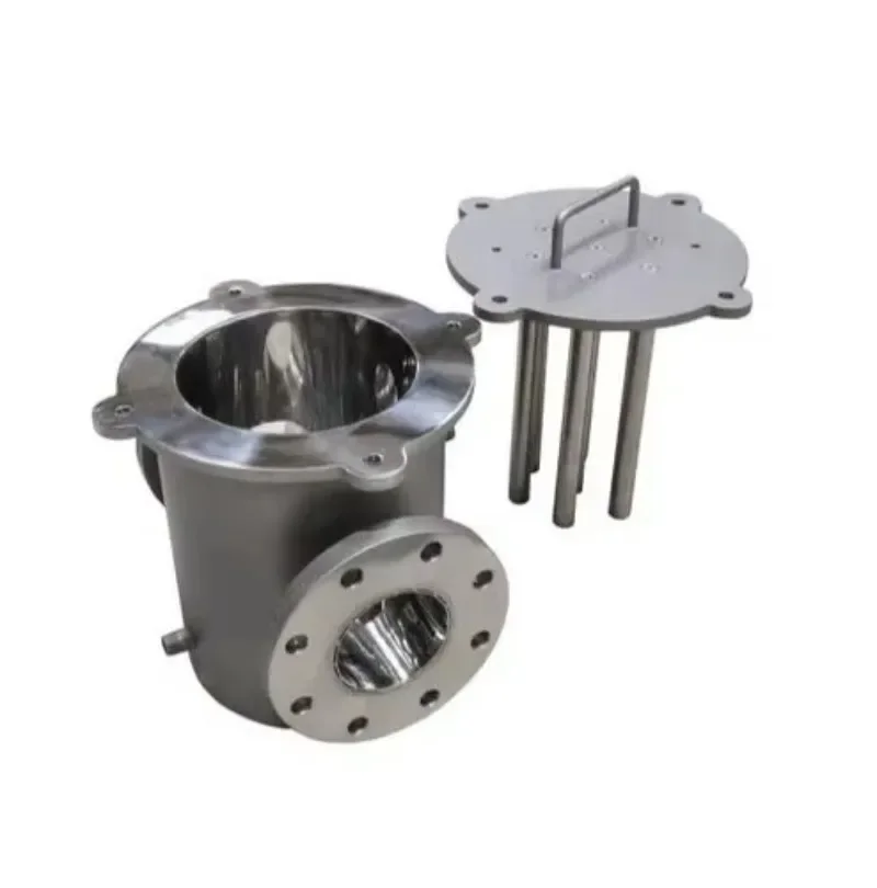 Strong Magnet Clamp Magnetic Strainers Flanged Grate Bar Separator Oil Food Grade 304 316 Filter Liquid Magnetic Hopper Trap