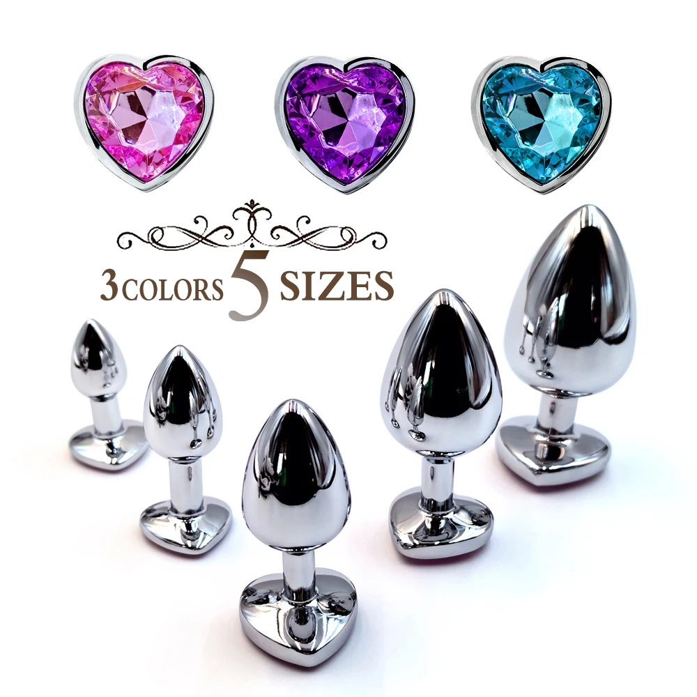 Discover the Stainless Steel Anal Plug Heart Shape – Only .89!