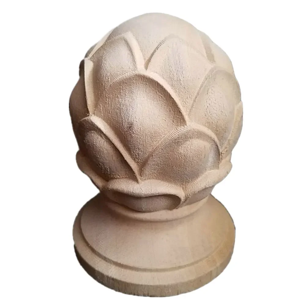 1pc-ヴィンテージ木彫り家具足脚ヨーロッパスタイル彫刻キャビネットシート足家の装飾工芸品アクセサリー