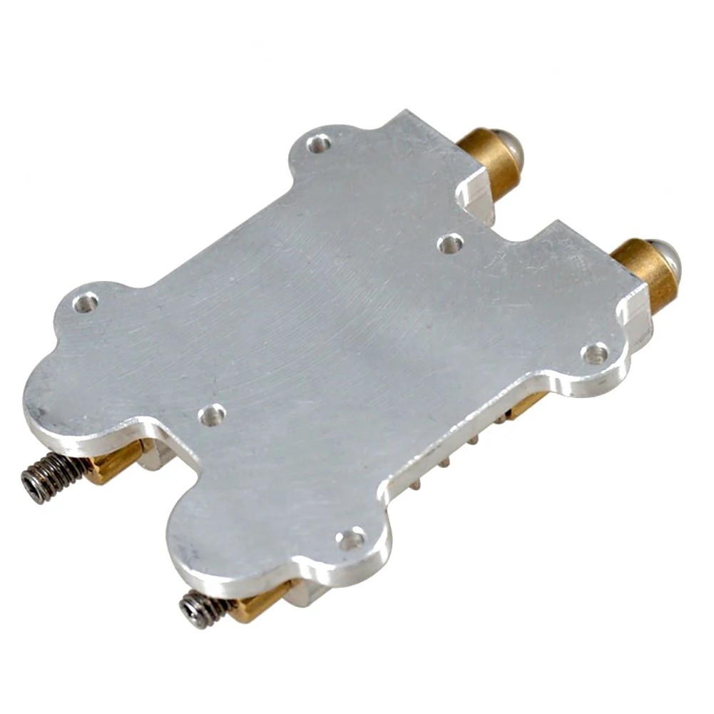 Brass Double Tremolo for bridge Assembly for Electric Guitar with For Stabilizer Stopper Function and Arming Adjustment