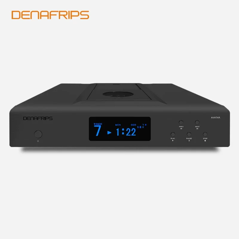 Denafrips AVATAR Tocadiscos para reproductor de CD con apertura superior de música sin pérdidas, movimiento CDM4, AES/EBU/RCA/BNC/PCM/I2S, 16 bits/44,1,88,2,176,4,35