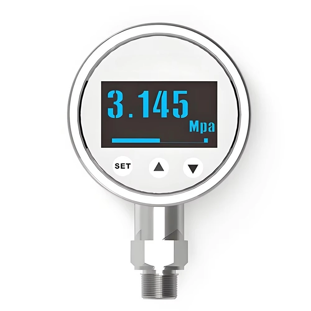 

M20*1.5 Digital Hydraulic Pressure Meter 60mm & 100mm Dial Gauge -0.1~100Mpa Stainless Steel Gas Liquids 0.5% Accuracy