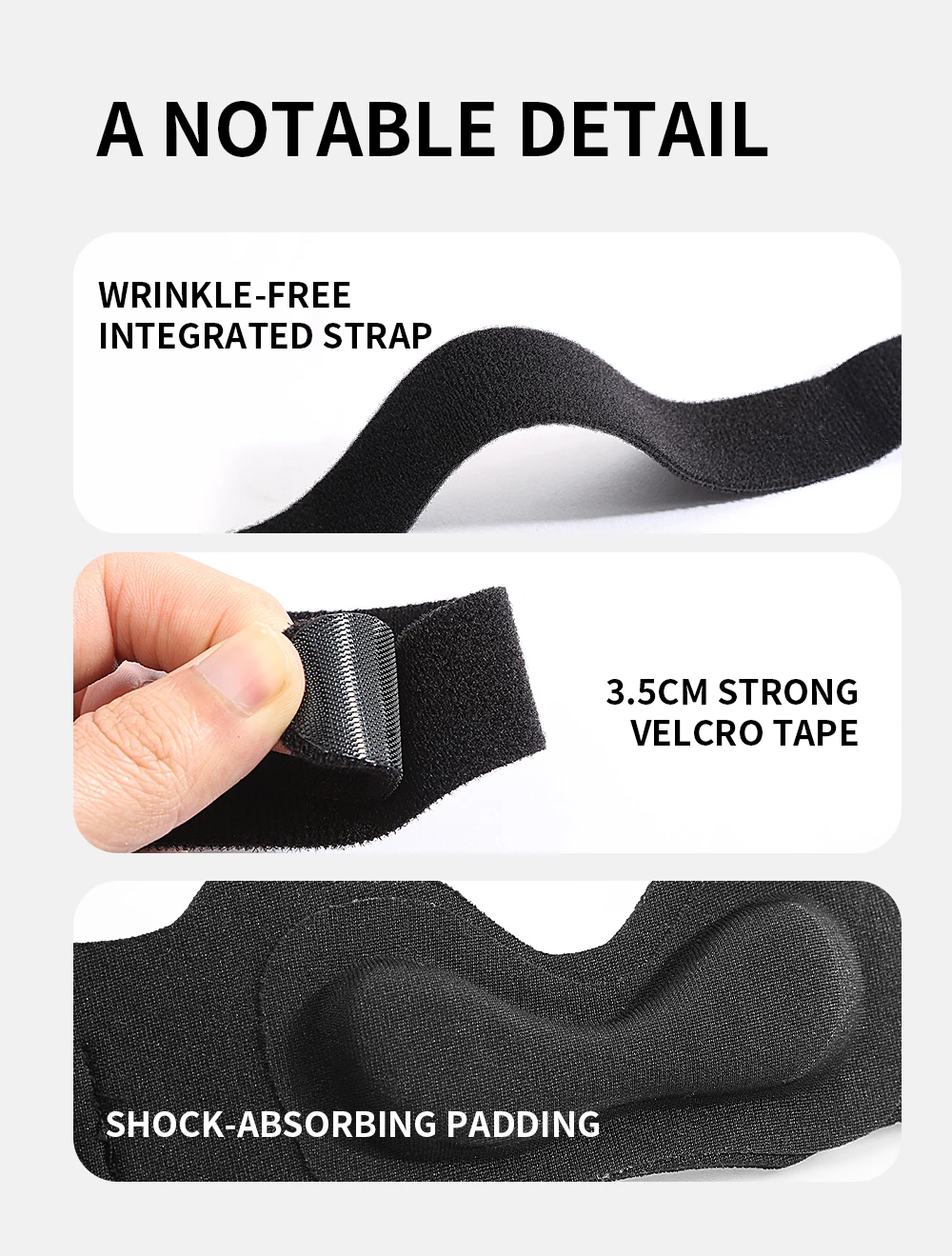 VILICO Verstellbarer Patellasehnen-Stützgurt, Sport-Patella-Stabilisator Kniebandage für Laufen, Basketball, Fitness, Wandern – Detail 8