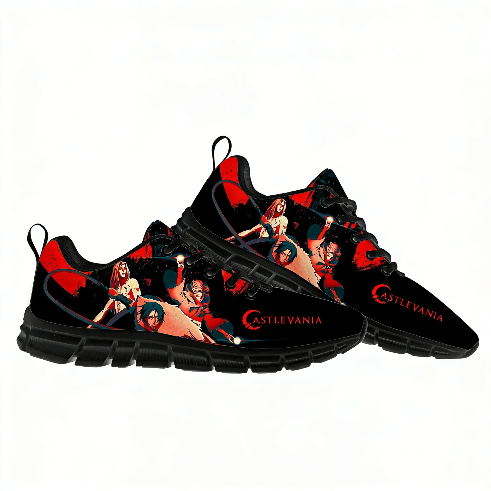 

Castlevania Lace Mesh Shoes Flat Sneaker Mens Womens Sports Shoe High Quality Personalized Fashion Sneakers Custom Made Footwe