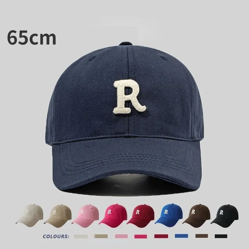 Large Size 60-65cm Soft Top Baseball Caps For Men Women Big Head Cotton Outdoor Sport Snap Back Cap Dad Hats Gorros Dropshipping