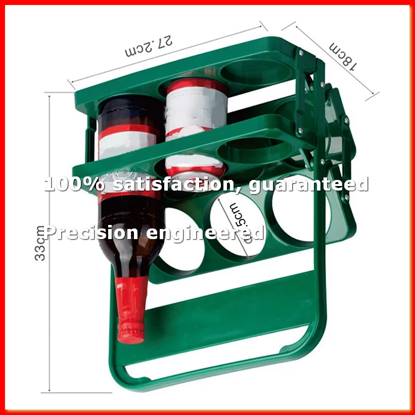 

6 Holes Carrier, Portable BBQ Beer Jar Holders, Basket for Kitchen Storage and Organisation-A09G