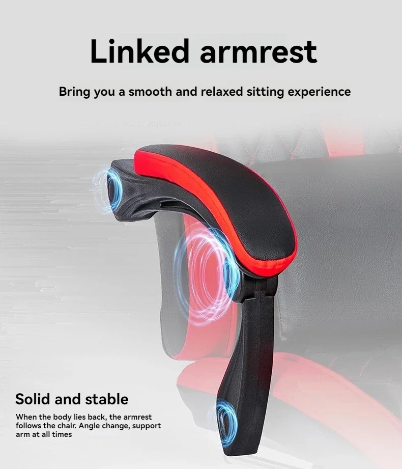 Современный дизайн, удобное компьютерное кресло, эргономичное кресло из искусственной кожи, игровое кресло для домашнего офиса с подставкой для ног, заводское