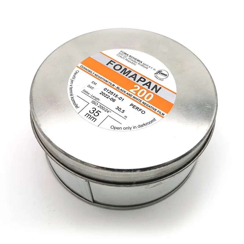 FOMAPAN 100/200/400 135 Hitam Putih 30.5 m Film Disc FOMAPAN Asli Ceko Kemasan Disc Reverse (Umur Simpan: 2026)