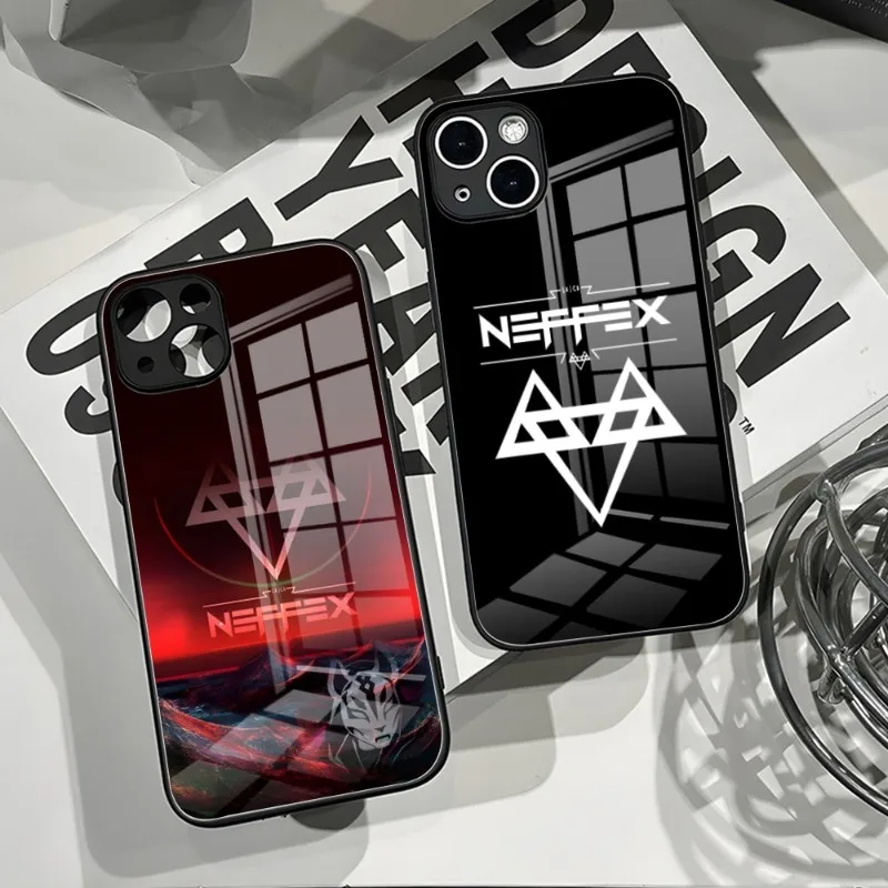 Чехол для телефона Music Neffex для IPhone 14 Pro Max 12 11 13 Mini X XR XS 8 7 6 Plus SE 2020, задняя крышка из закаленного стекла